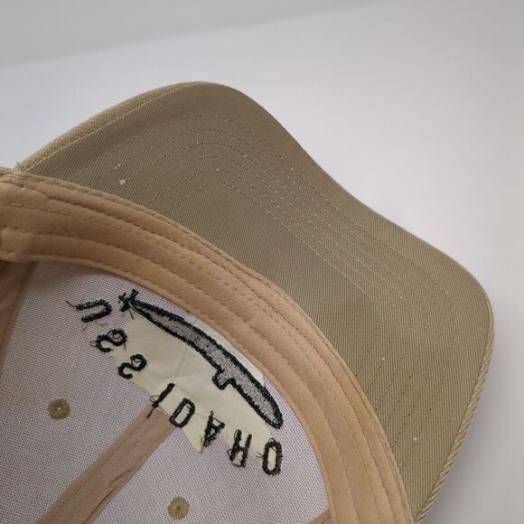 USS Idaho SSN 799 Strapback Hat Tan One Size Adjustable Embroidered 6 Panel - Picture 7 of 9